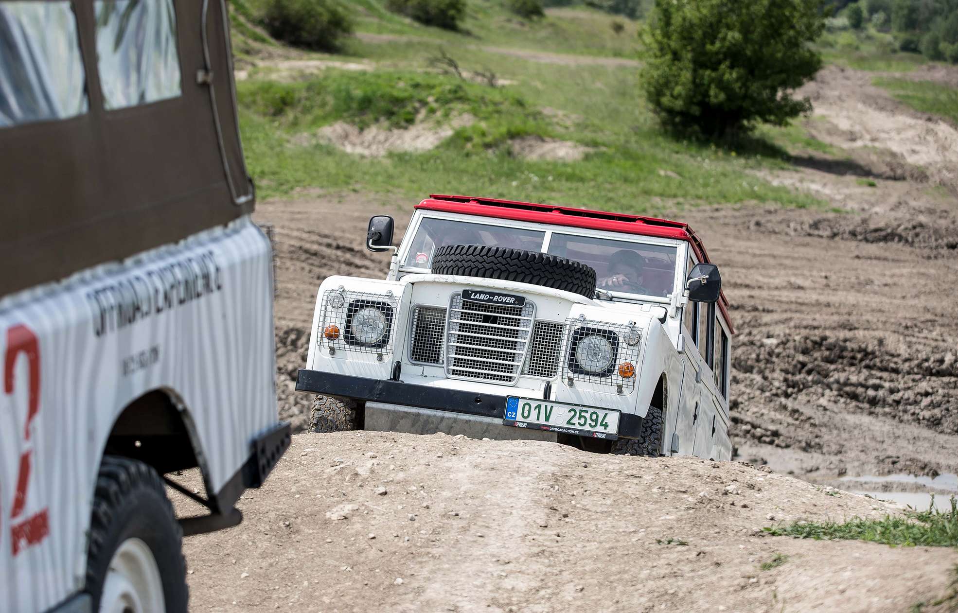 Land Rover: zkušební offroadová jízda