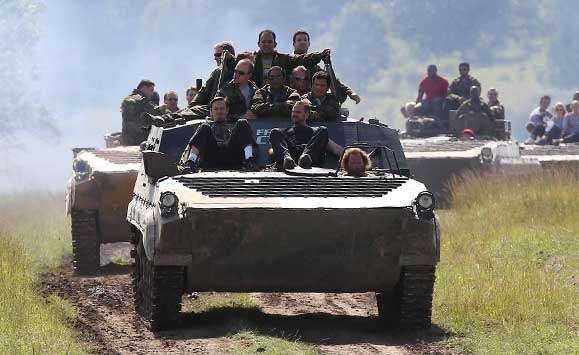 Image for page Tank ride - infantry fighting vehicle BMP-1