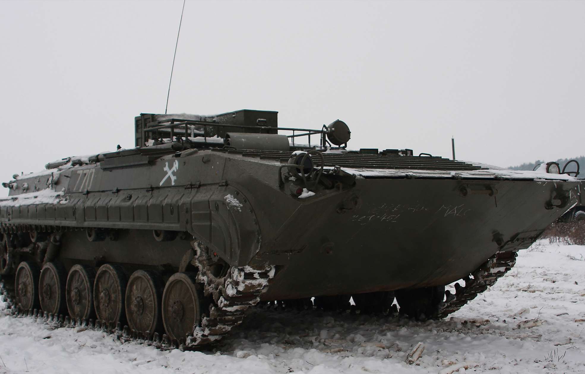 Mitfahrt im Kampfschützenpanzer BMP-1
