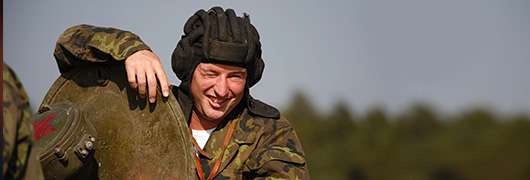 Bild Panzerfahrt als Passagiere