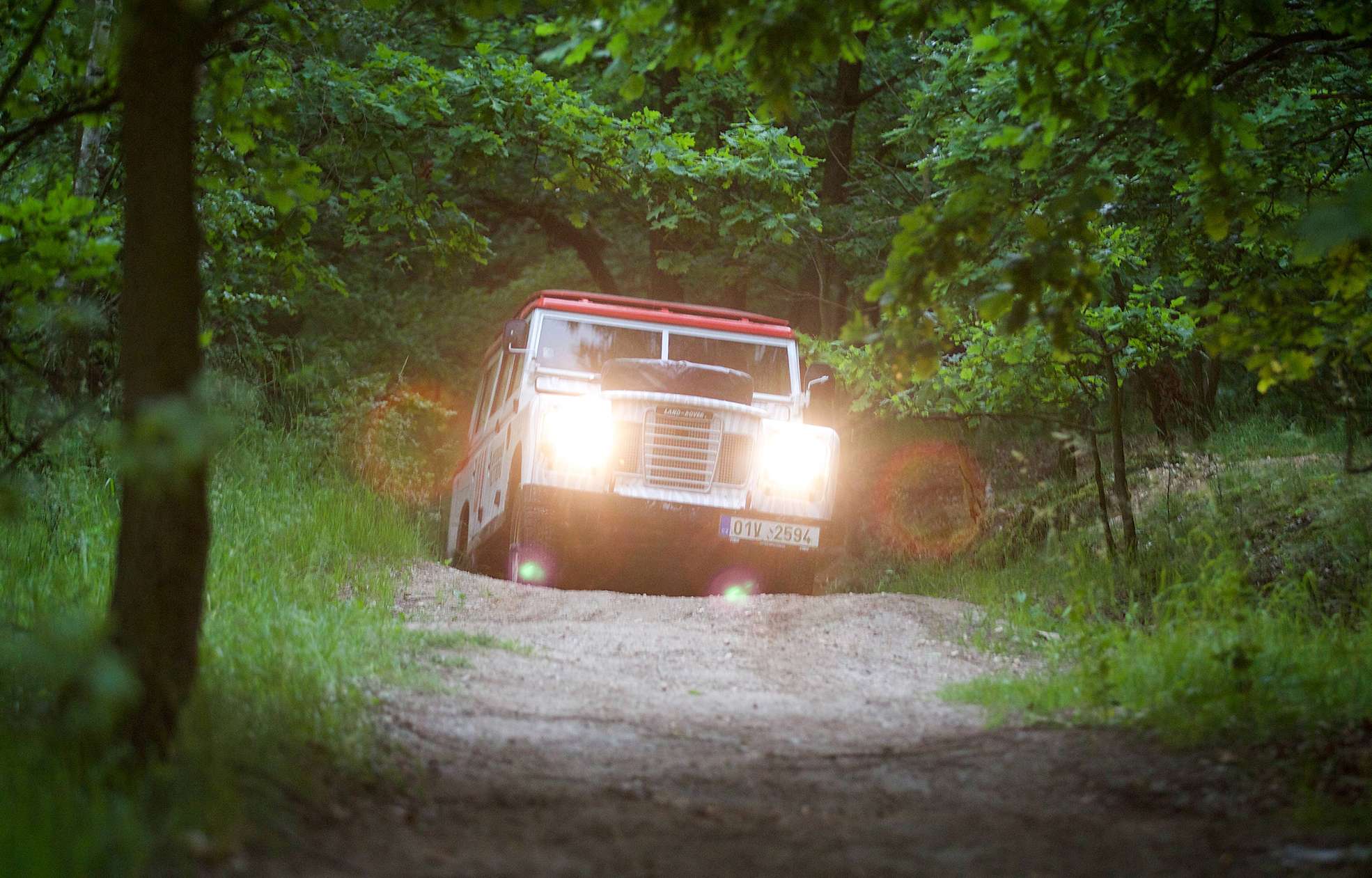 Land Rover: zkušební offroadová jízda