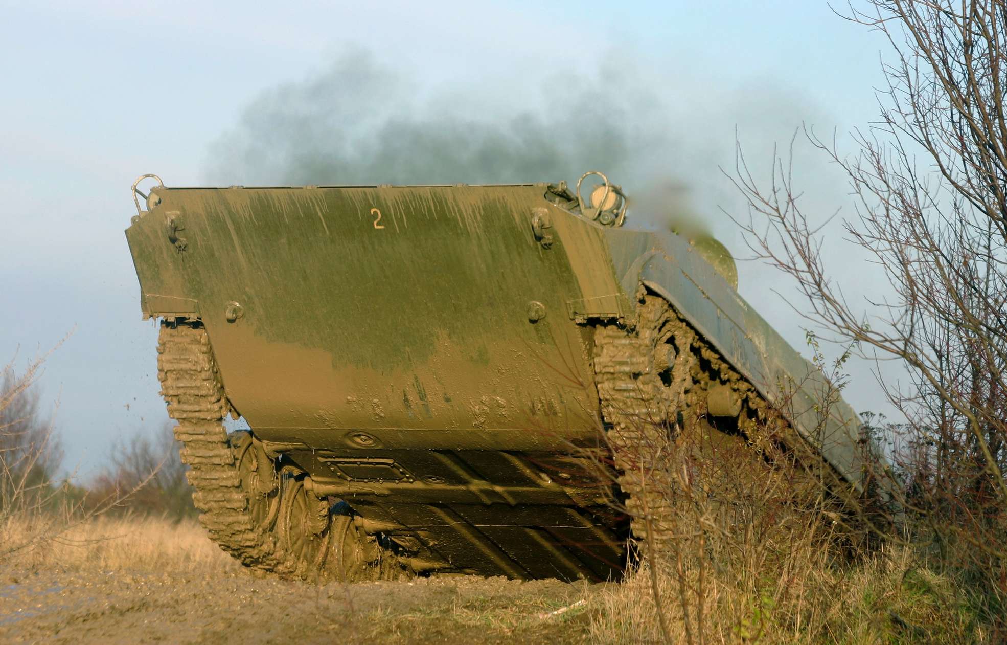 Bräutigam im Panzer