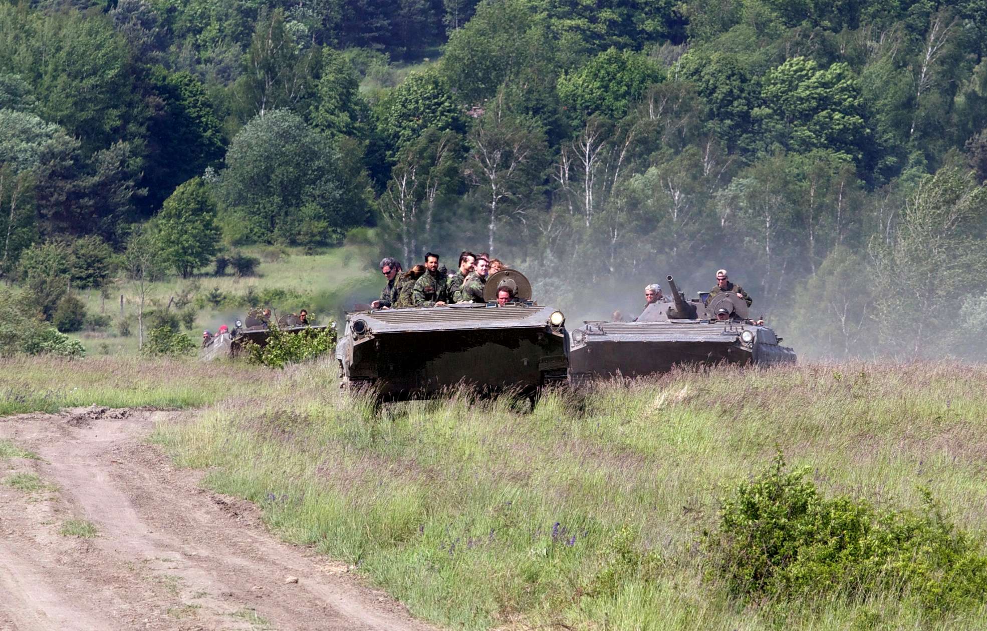 Teambuilding - tanky & zbraně