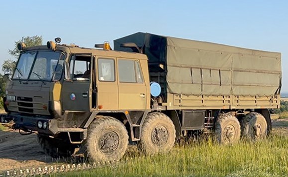 Řízení vojenského nákladního auta Obrázek pro Řízení vojenského nákladního auta